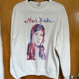 Jerzees White Sweatshirt with Multicolor Graphic